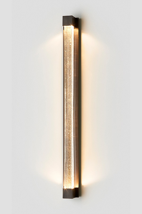 Linear wall store sconces